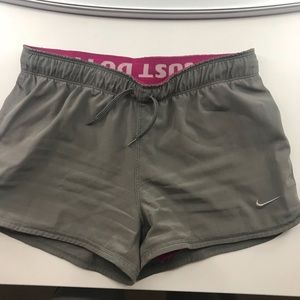 Nike- grey running shorts